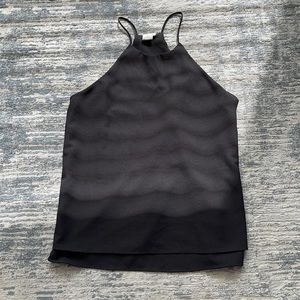 Paper Crane Black Tank